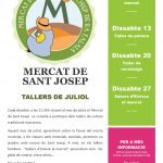 Tallers al mercat juliol 2019